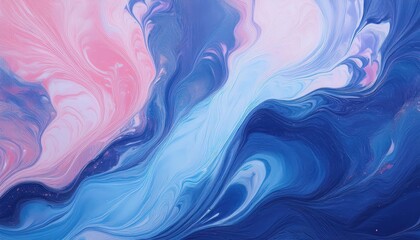Poster - Stunning Fluid Art Texture Abstract Backdrop with Swirling Paint Effect, Offering a Vibrant and Captivating Abstract Landscape