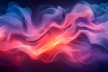Poster - Abstract swirling nebula, cosmic design, dark background, website header