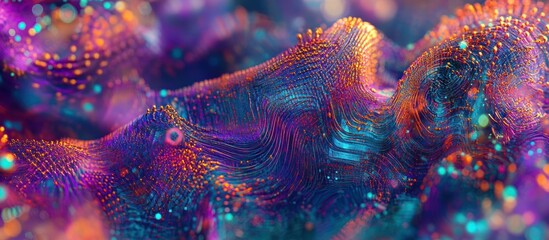 Poster - Abstract Digital Art with Vibrant Colors
