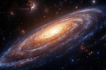 Wall Mural - celestial wonders unfold with swirling nebulas and vibrant galaxies, illuminated by countless stars, creating a breathtaking and uncharted universe that invites exploration and awe