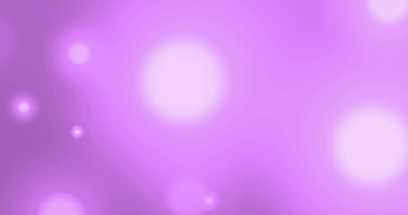 Poster - Image of glowing light spots over pink background