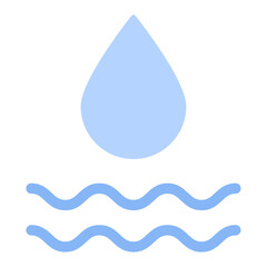 Wall Mural - water drop icon