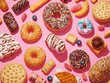 Ultra-processed food illustrated with high-fat sugar-laden snacks emphasizing health risks and artificial additives