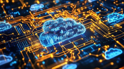 Poster - Digital Cloud Network:  Cyber Infrastructure and Data Storage