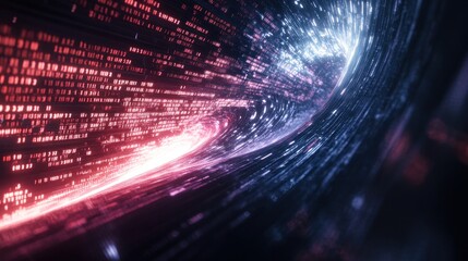 Poster - Digital Vortex: A Journey Through the Cyberspace