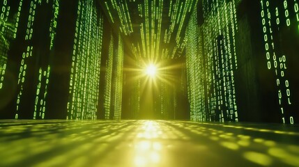 Poster - Digital Matrix: A Journey into the Binary Universe