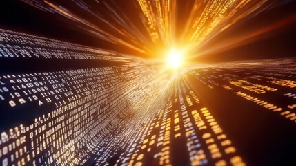 Poster - Digital Data Stream: A Journey Into the Code