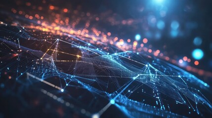 Poster - Abstract Digital Network