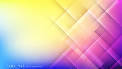 Wall Mural - colorful abstract background featuring soft gradient blending shades of yellow, pink, purple, and bl