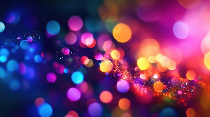 Fototapete - Abstract view shows interaction between antibiotics and bacteria under a microscope revealing colorful patterns. Generative AI