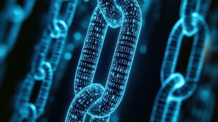 Poster - Digital Chain: A Visual Representation of Blockchain Technology