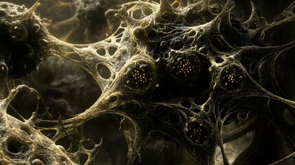 Abstract Golden Networked Cellular Structure
