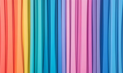 Poster - Vibrant Rainbow Spectrum Gradient, a smooth blend of colors flowing seamlessly, creating an eye-catching visual experience of harmony and light.