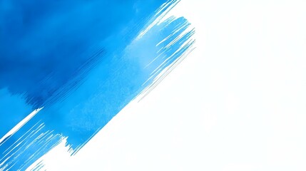 Poster - Textured beige backdrop with flowing blue watercolor swirls, creating a harmonious blend of earth tones and fluidity.