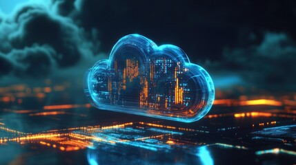 Poster - futuristic cloud computing: digital data in a cyber world