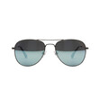 © night - Stylish Aviator Sunglasses Blue Gradient Lenses Modern Design Black Frame Summer Fashion Accessory Eye Protection UV