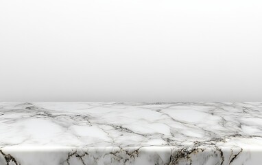Poster - White marble texture surface isolated on white background.