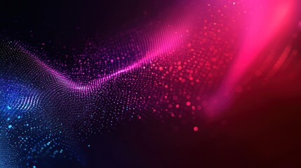 Poster - Abstract Digital Wave