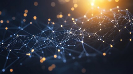 Poster - Abstract Network Connection: Digital Universe