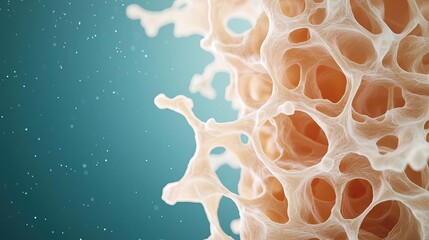 Poster - Dust pollution idea. Detailed close-up of unique coral structure showcasing intricate patterns and textures.