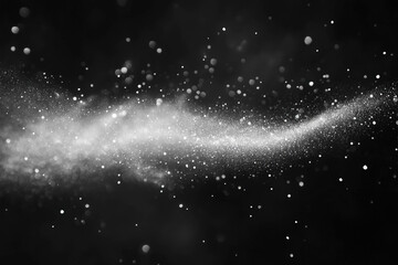 Wall Mural - black sparkle background