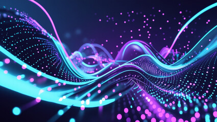 abstract background with wave