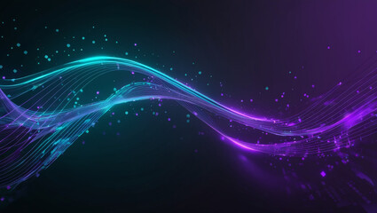 abstract background with glowing lines