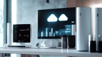 Poster - Modern Tech Setup: Cloud Computing and Smart Home Integration