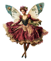 Wall Mural - PNG A Fairy illustration costume vintage.