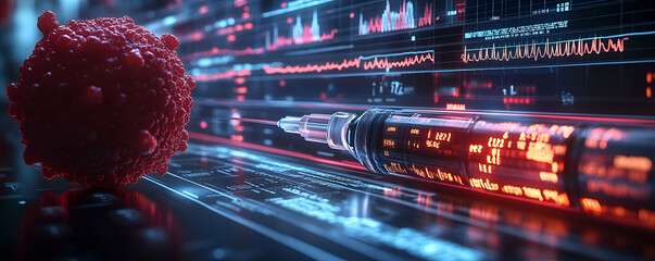 Poster - Virus Treatment Nanobot Targeting Data Screen