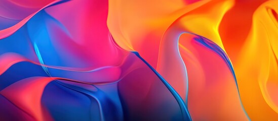 Poster - Abstract Swirling Colors