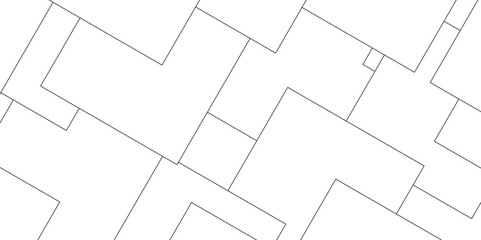Poster - Abstract seamless random geometric white, black square lines pattern on a transparent background design. abstract background with luxury geometric random chaotic lines. squares and triangle line.