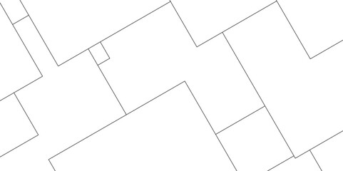 Poster - Abstract seamless random geometric white, black square lines pattern on a transparent background design. abstract background with luxury geometric random chaotic lines. squares and triangle line.