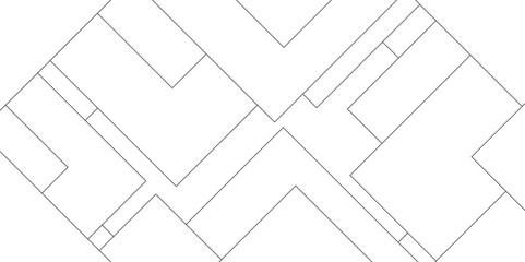Poster - Abstract seamless random geometric white, black square lines pattern on a transparent background design. abstract background with luxury geometric random chaotic lines. squares and triangle line.