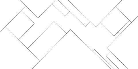 Poster - Abstract seamless random geometric white, black square lines pattern on a transparent background design. abstract background with luxury geometric random chaotic lines. squares and triangle line.