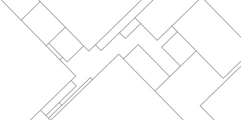 Poster - Abstract seamless random geometric white, black square lines pattern on a transparent background design. abstract background with luxury geometric random chaotic lines. squares and triangle line.