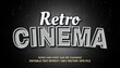 © AnrizStock - editable text effect retro cinema