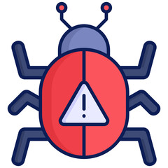 Canvas Print - Bug Icon