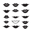 © Mizanur Rahman - lips silhouette vector art illustration