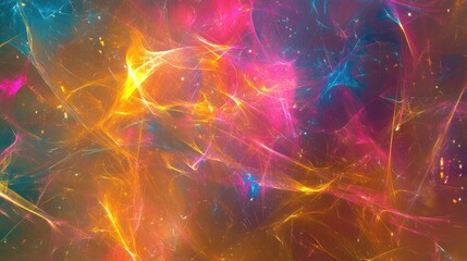 Poster - Abstract cyberspace plexus background.