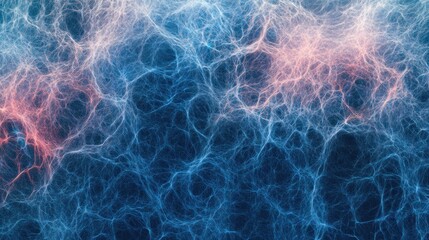 Poster - Abstract cyberspace plexus background.