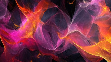 Poster - Abstract digital background with plexus style.