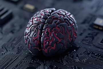 Poster - Exploring neural networks design technology lab digital art innovative environment close-up viewpoint