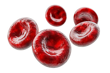 Poster - Red Blood Cells in Close-Up View for Medical and Educational Use
