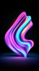 Poster - Business technology art abstract creative kv fluid background visual design