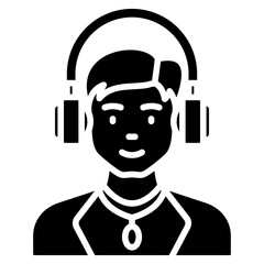 Wall Mural - Headphone Icon