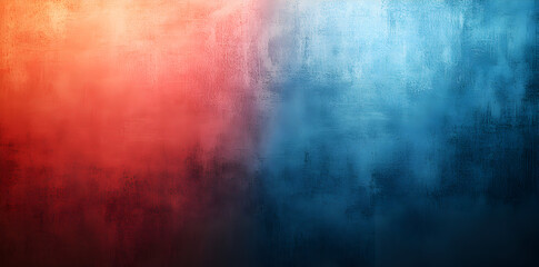 Wall Mural - Vibrant abstract background blending warm and cool colors with a dynamic gradient effect