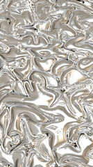 Wall Mural - Reflective metallic abstract surface.