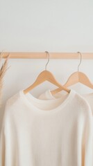 Aufkleber - Minimalist Eco-Friendly Fashion Display with Natural Lighting