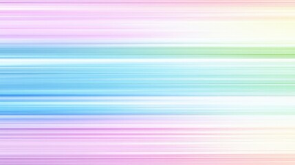 Poster - Abstract pastel gradient background with smooth horizontal lines and copy space for text placement